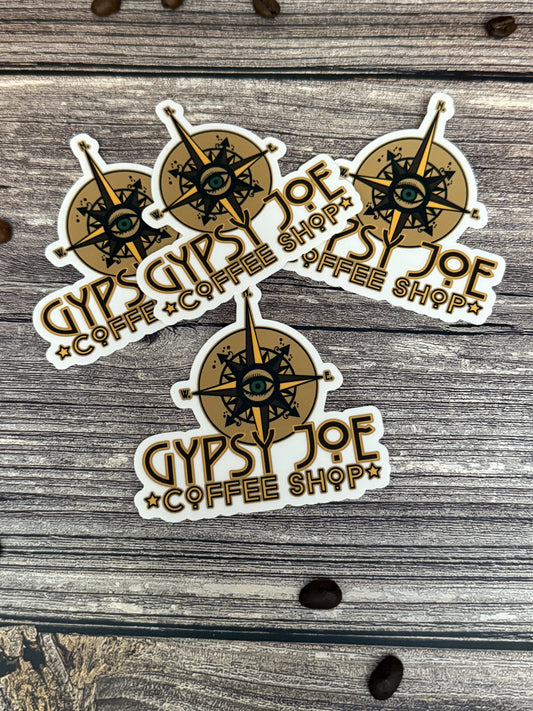 Gypsy Joe Coffee Shop Sticker